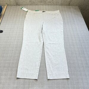 Hilary‎ Radley Womens XL Gray Career Dress Pants Built-in Tummy Control New